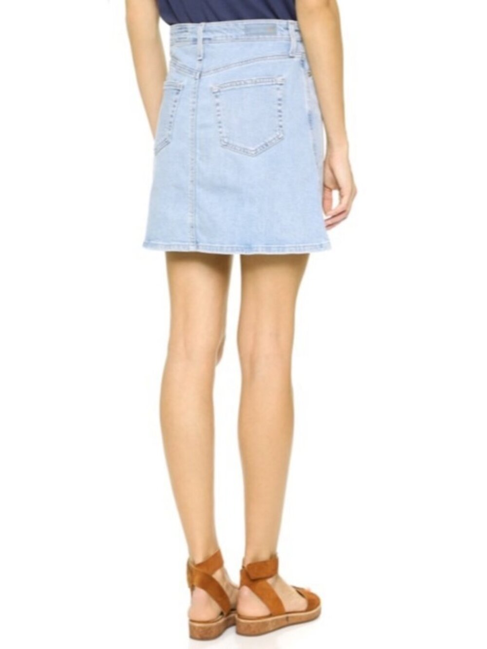AG the Ali Light Denim A-Line Skirt Sz 26R - shipping incl